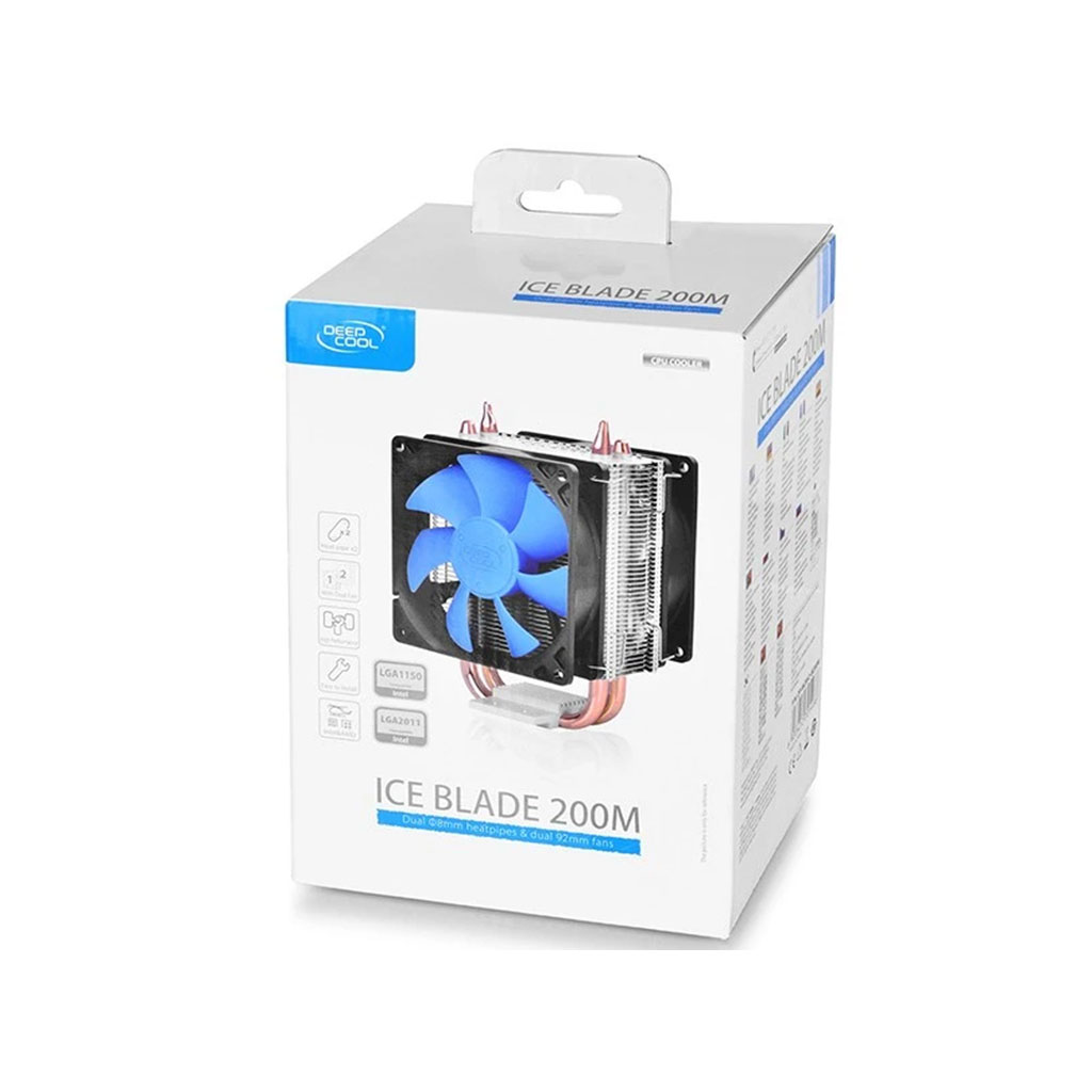 سیستم خنک کننده بادی دیپ کول مدل ICE BLADE 200M-سیستم خنک‌کننده بادی DeepCool مدل ICE BLADE 200M راه‌حل قدرتمند و اقتصادی برای خنک‌کاری CPU سیستم خنک‌کننده بادی دیپ‌کول ICE BLADE 200M یکی از محصولات کاربردی برند معتبر DeepCool است که با طراحی بهینه، عملکرد موثر و پشتیبانی از پردازنده‌های مختلف، گزین ...
