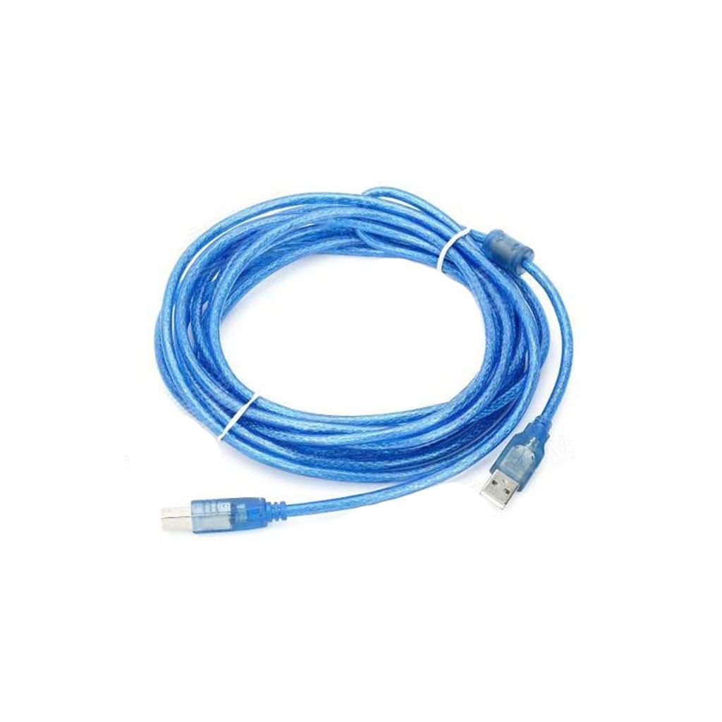 کابل پرینتر شیلد دار 5 متری - کابل پرینتر شیلددار یک کابل USB نوع A به USB نوع B است که برای اتصال پرینتر، اسکنر، دستگاه‌های POS و تجهیزات اداری مشابه به کامپیوتر استفاده می‌شود. نسخه ۵ متری آن برای زمانی مناسب است که دستگاه از سیستم فاصله بیشتری دارد و نیاز به انتقال پایدار داده در طول کابل بلند وجود دارد.



چرا شیلددار بودن ک ...