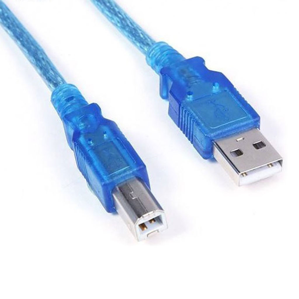 کابل پرینتر شیلد دار 5 متری-کابل پرینتر شیلددار یک کابل USB نوع A به USB نوع B است که برای اتصال پرینتر، اسکنر، دستگاه‌های POS و تجهیزات اداری مشابه به کامپیوتر استفاده می‌شود. نسخه ۵ متری آن برای زمانی مناسب است که دستگاه از سیستم فاصله بیشتری دارد و نیاز به انتقال پایدار داده در طول کابل بلند وجود ...
