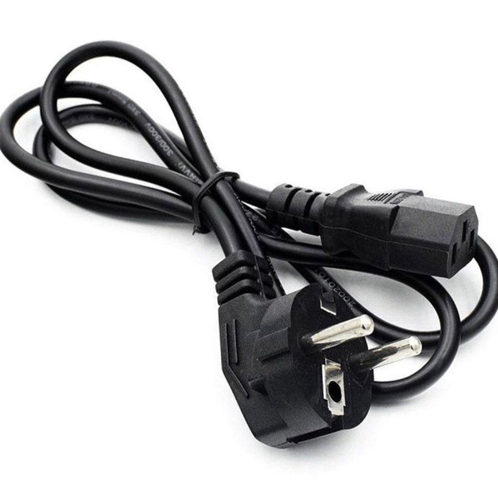 کابل برق دو شاخه منبع تغذیه کامپیوتر 16 آمپر 1.8 متری - معرفی محصول: در سیستم‌های کامپیوتری با مصرف انرژی بالا، مانند گیمینگ پیشرفته، ورک‌استیشن‌ها و سرورهای کوچک، نیاز به کابلی قدرتمند و ایمن برای انتقال برق بدون افت ولتاژ ضروری است. کابل برق دوشاخه 16 آمپر با طول 1.8 متر، محصولی حرفه‌ای و مقاوم برای اتصال منبع تغذیه کامپیوتر به پریزهای استاندارد ایرانی ...