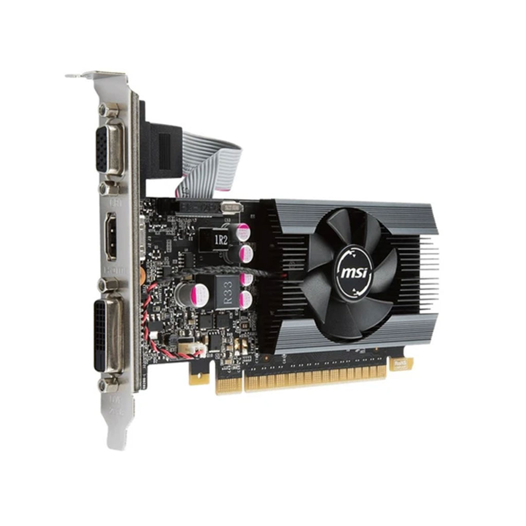 کارت گرافیک ام اس آی مدل GT 710 2GD5 LP-کارت گرافیک MSI GT 710 2GD5 LP | کم‌مصرف، بی‌صدا و اقتصادی کارت گرافیک MSI GT 710 2GD5 LP یک انتخاب اقتصادی و کاربردی برای کاربرانی است که به دنبال ارتقای سیستم‌های اداری، خانگی یا کیس‌های کوچک هستند. این کارت با برخورداری از حافظه 2 گیگابایتی GDDR5 و طراحی Lo ...