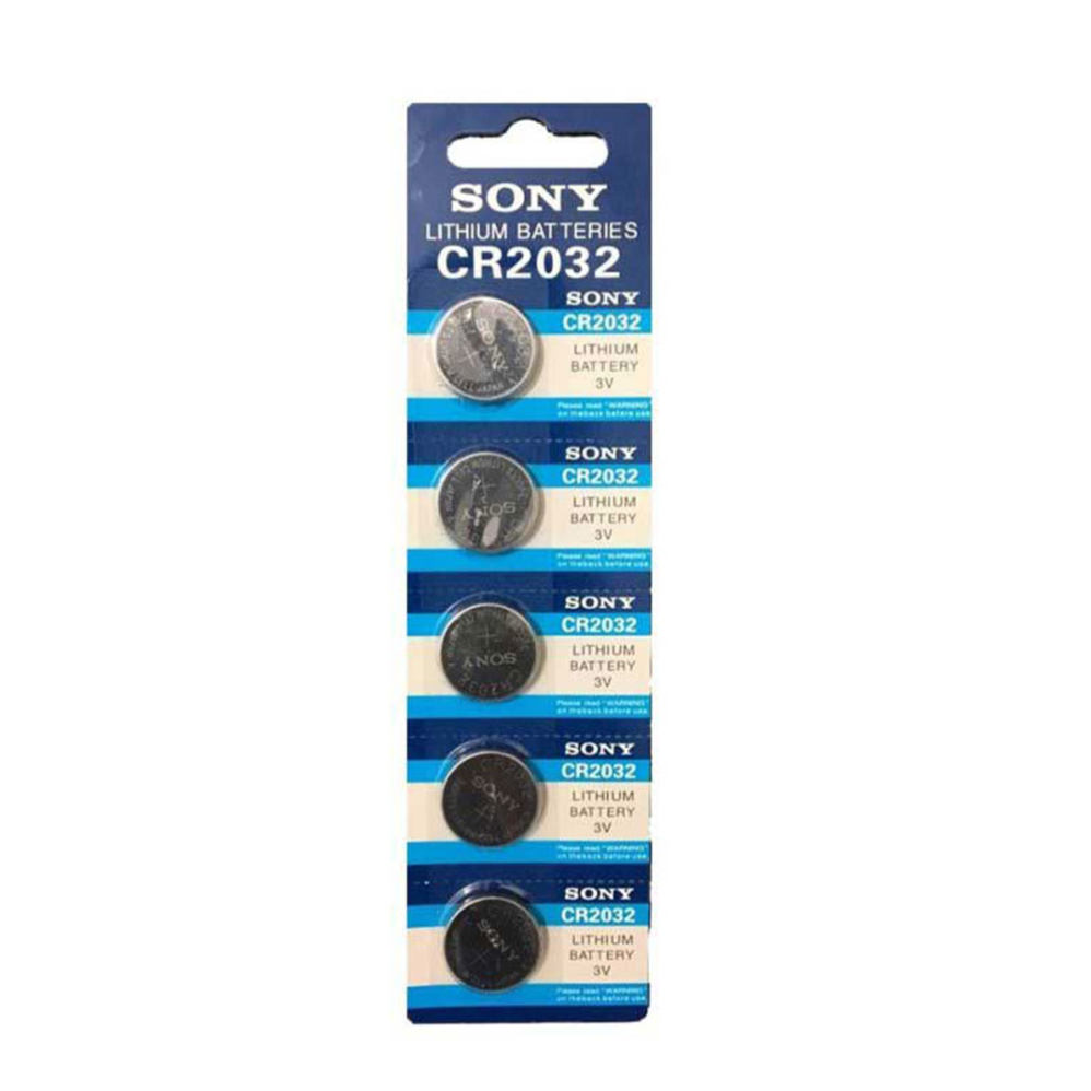 باتری سکه‌ای سونی مدل CR2032 با ولتاژ 3 ولت و ظرفیت 220 میلی‌آمپر ساعت. مناسب برای مادربرد، ساعت، ریموت و دستگاه‌های پزشکی. خرید اصل با گارانتی.