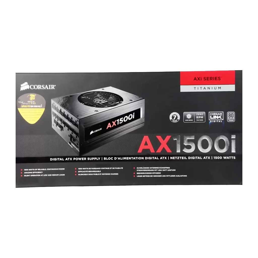 منبع تغذیه کورسیر مدل AX1500i Digital ATX با توان 1500 وات-منبع تغذیه کورسیر مدل AX1500i Digital ATX با توان 1500 وات منبع تغذیه Corsair AX1500i Digital ATX، یکی از پیشرفته‌ترین محصولات در دسته‌بندی منابع تغذیه با توان بالا، برای سیستم‌های کامپیوتری حرفه‌ای و پرمصرف طراحی شده است. این واحد منبع تغذی ...